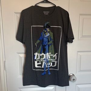 NWOT cowboy bebop Graphic Tee - Dark Gray Sz Medium